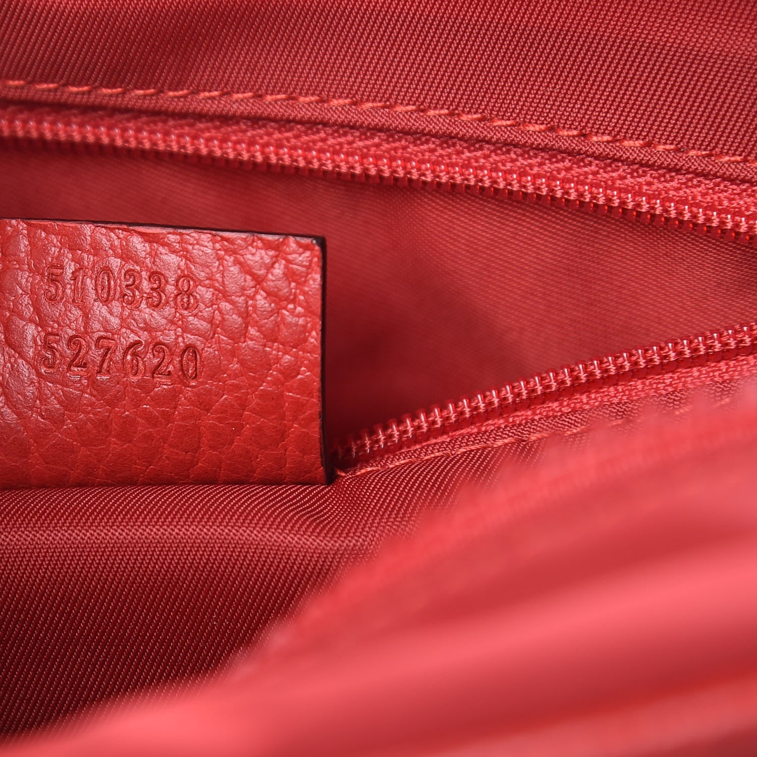 Gucci Nylon Monogram Dolmias Pouch Vibrant Red 8 of 11