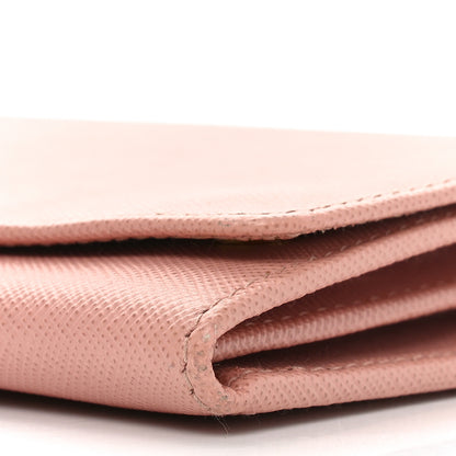 Prada Saffiano Wallet on Chain Pink 9 of 9