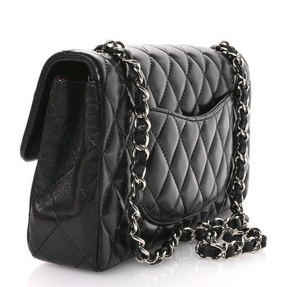 Chanel Lambskin Quilted East West Flap Black 3 of 11