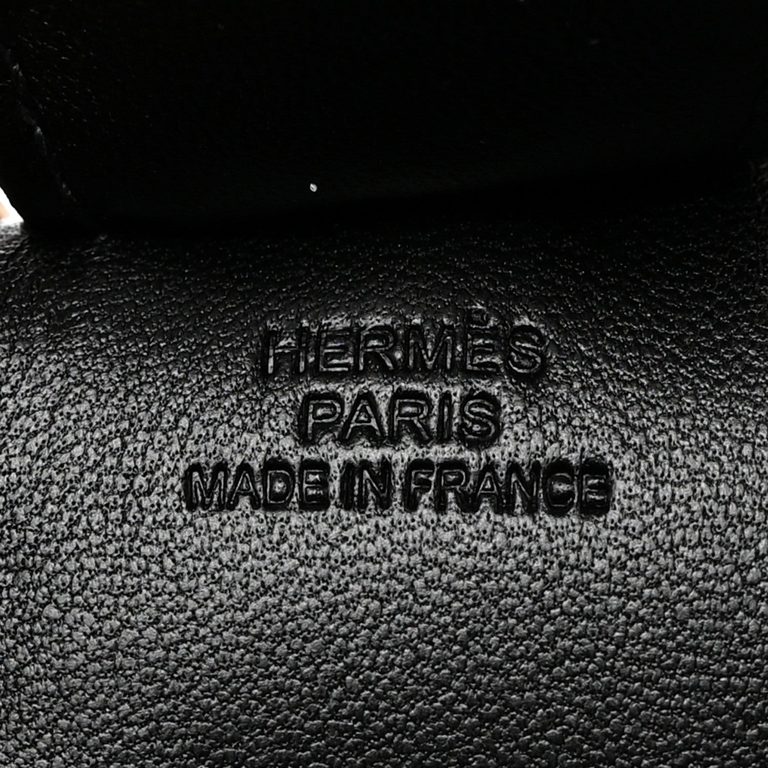 Hermes Milo Lambskin Grigri Rodeo Horse Bag Charm MM So Black 3 of 5