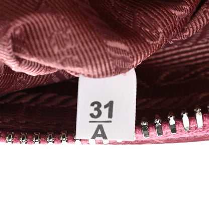 Prada Tessuto Nylon Saffiano Re-Edition 2005 Top Handle Crossbody Bag Rosa 7 of 9