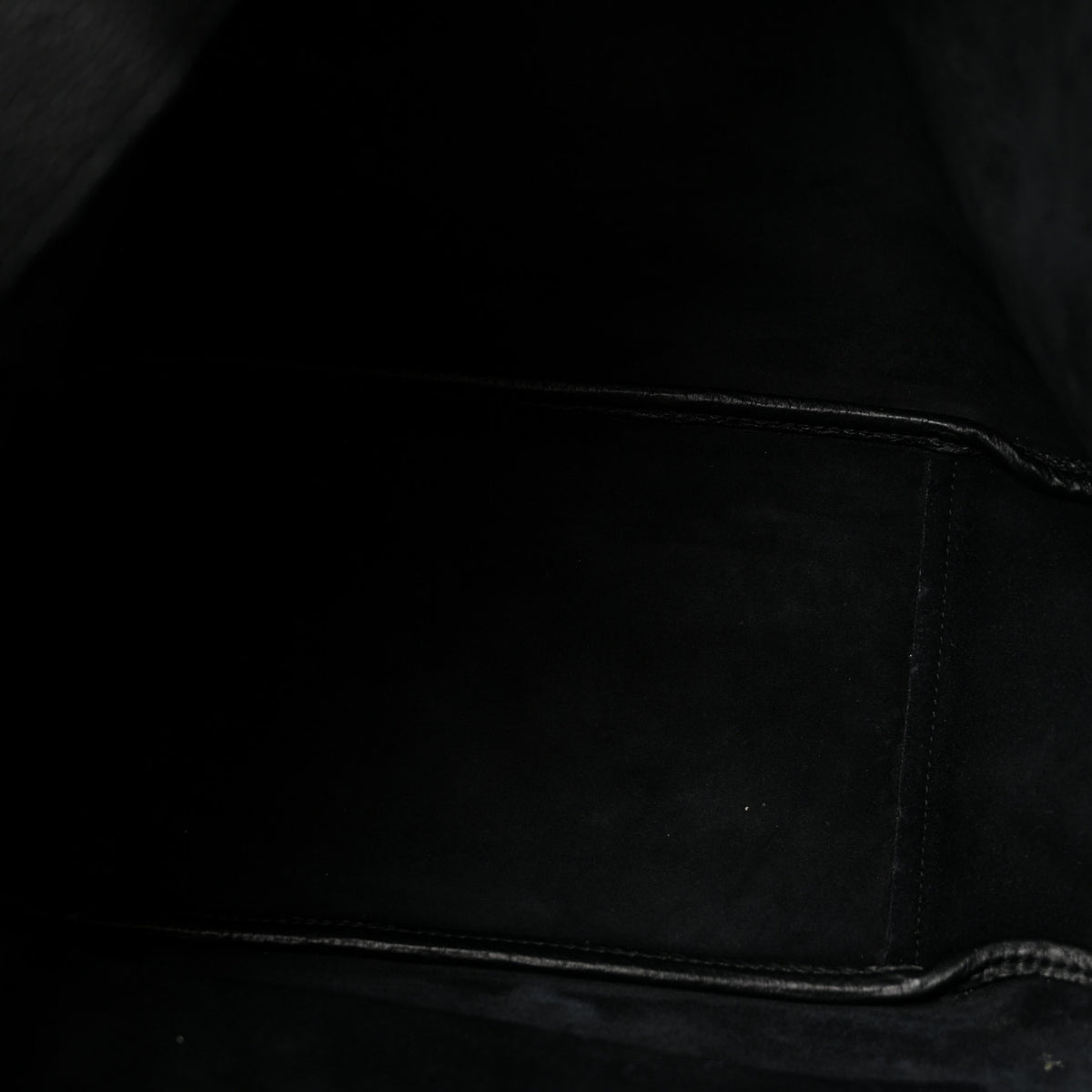 Grained Deerskin Bea Tote Black