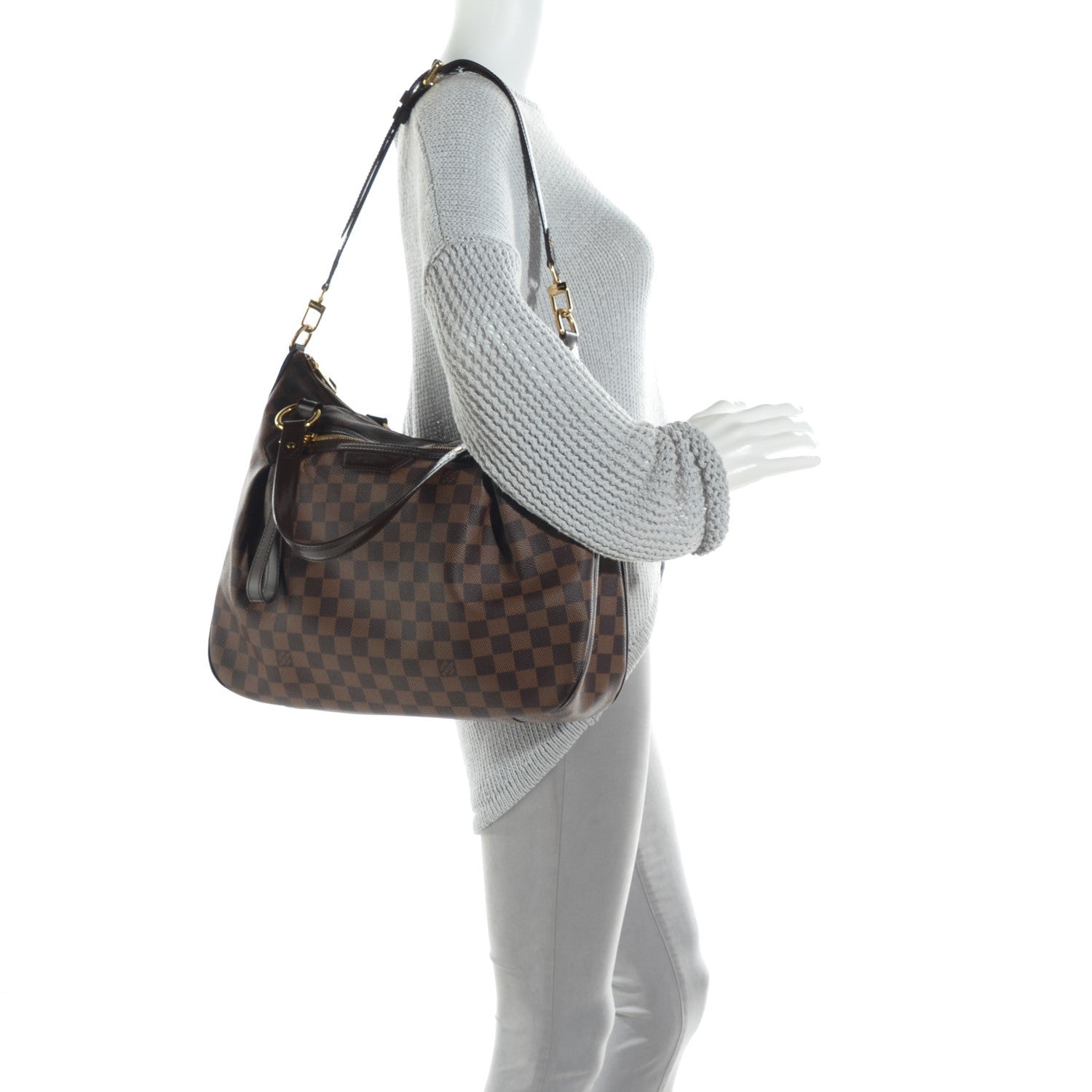Louis Vuitton Damier Ebene Evora MM 2 of 7