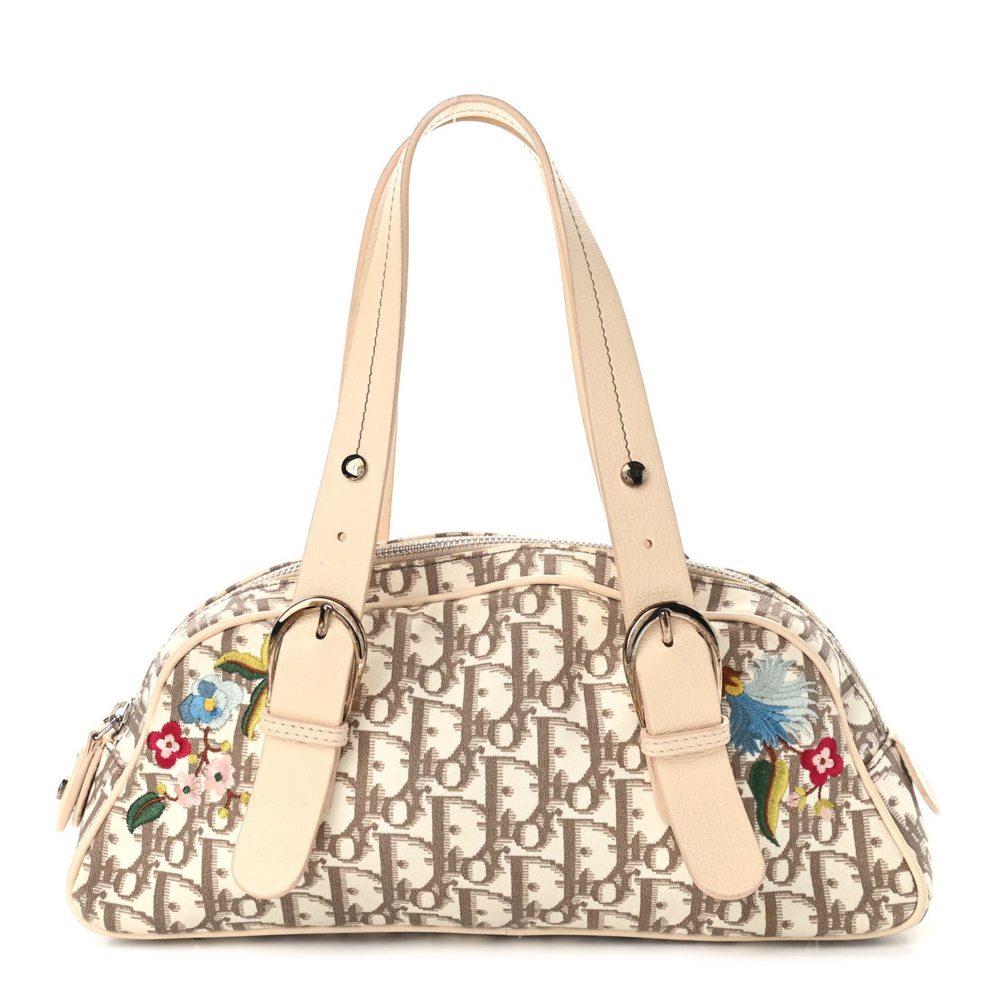 Monogram Vintage Flowers Small Bowler Beige