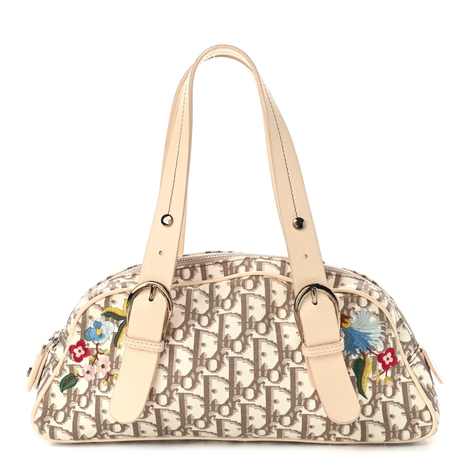 Christian Dior Monogram Vintage Flowers Small Bowler Beige 1 of 13