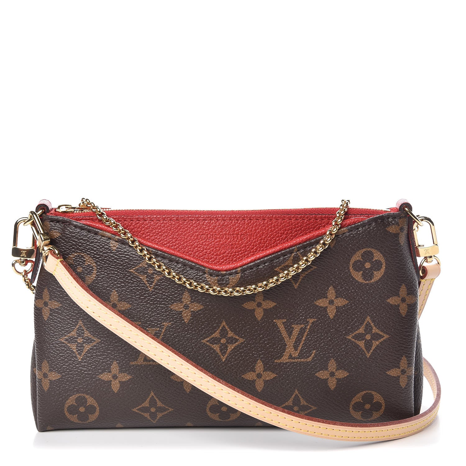 Louis Vuitton Monogram Pallas Clutch Cherry 1 of 10