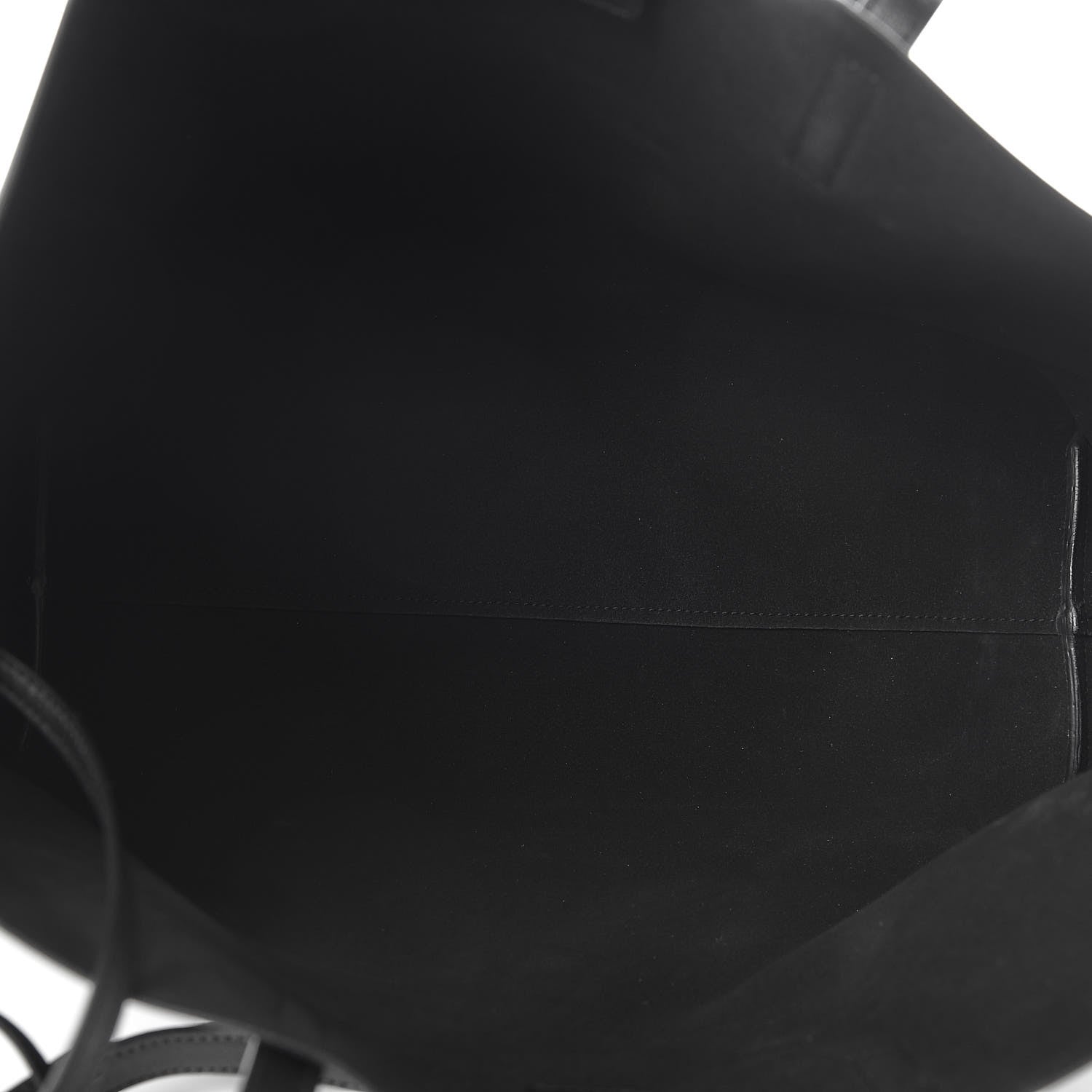 Saint Laurent Calfskin Large Shopping Tote Black 8 of 10