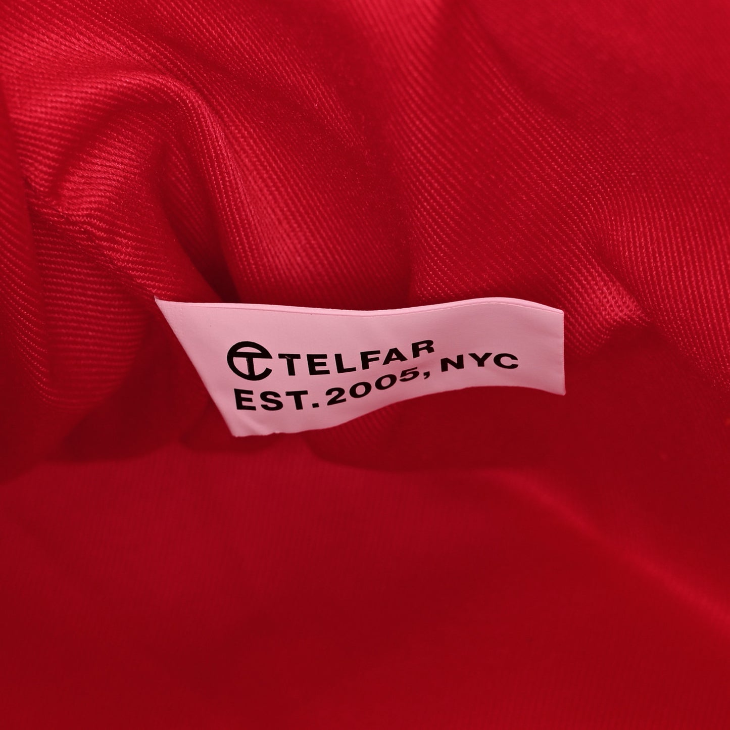 Vegan Leather Medium Shopping Bag Red