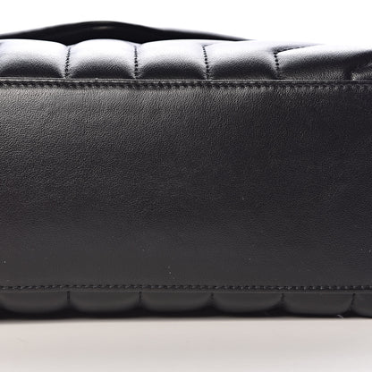 Saint Laurent Calfskin Y Quilted Monogram Small Loulou Chain Satchel Black 12 of 14