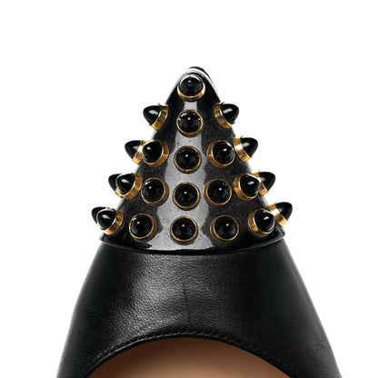 Christian Louboutin Kid Cabo 85 Pumps 37.5 Black Gold 9 of 10