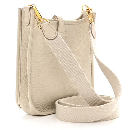 Hermes Taurillon Clemence Amazone Evelyne TPM Nata Craie 3 of 10