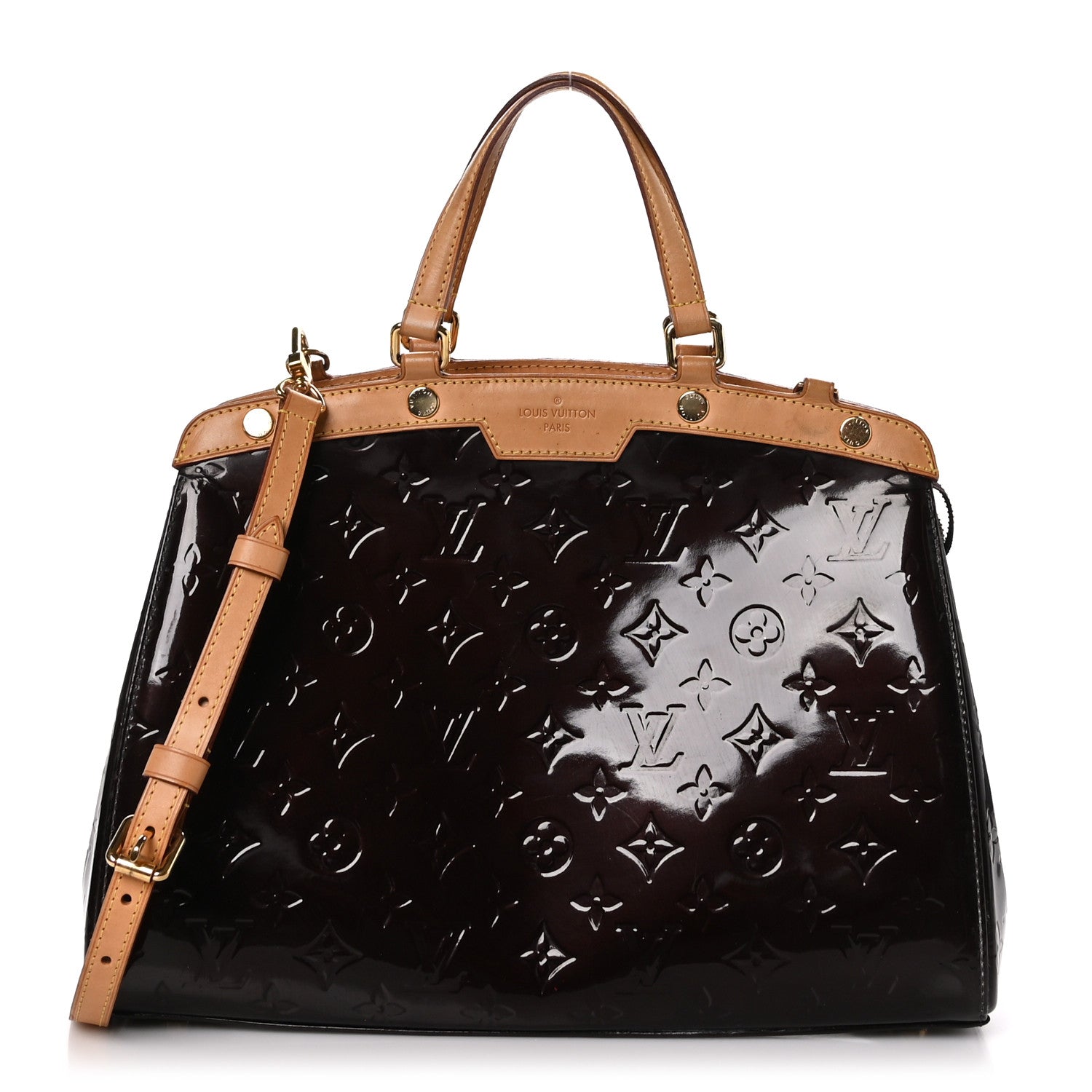 Louis Vuitton LOUIS VUITTON Vernis Brea MM Amarante 1 of 9