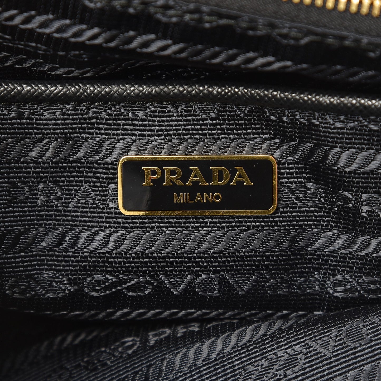 Tessuto Nylon Saffiano Crossbody Bag Nero Black