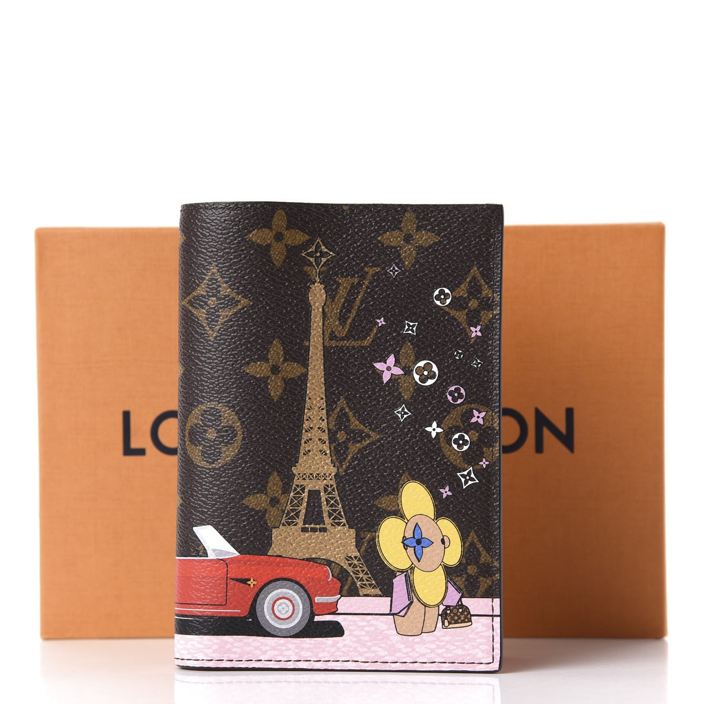 Monogram 2019 Christmas Animation Passport Cover Rouge
