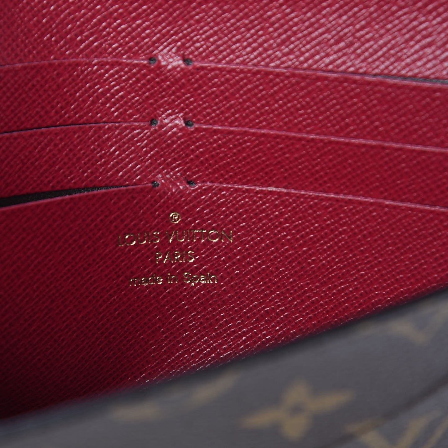 Monogram Jeanne Wallet Fuchsia