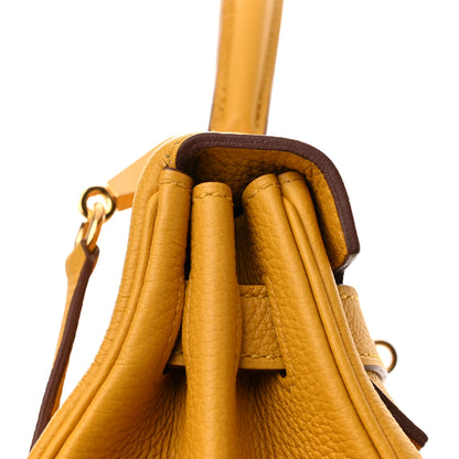 Hermes Togo Kelly Retourne 32 Jaune Ambre 13 of 15