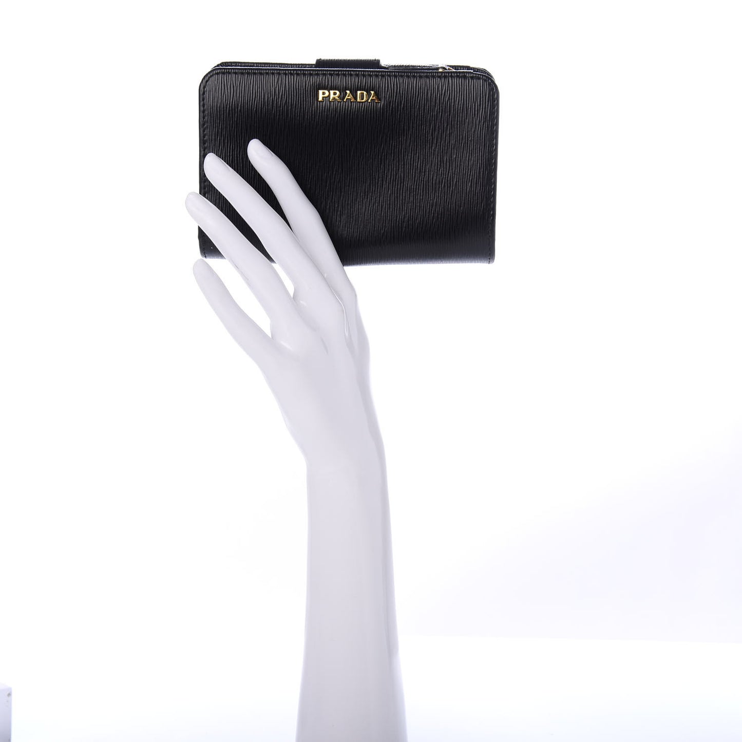 Vitello Move Compact Wallet Black Lacca