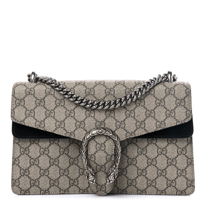 Gucci GG Supreme Monogram Small Dionysus Shoulder Bag Black 1 of 14