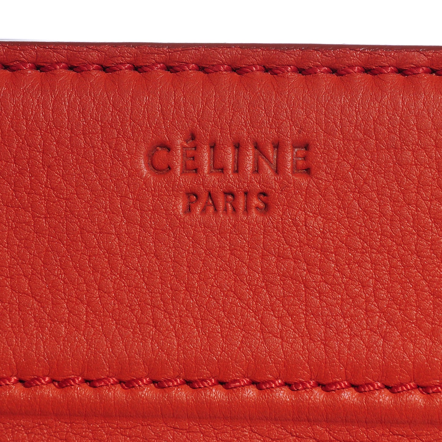 Supple Calfskin Medium Phantom Luggage Orange