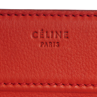 Celine Supple Calfskin Medium Phantom Luggage Orange 7 of 12