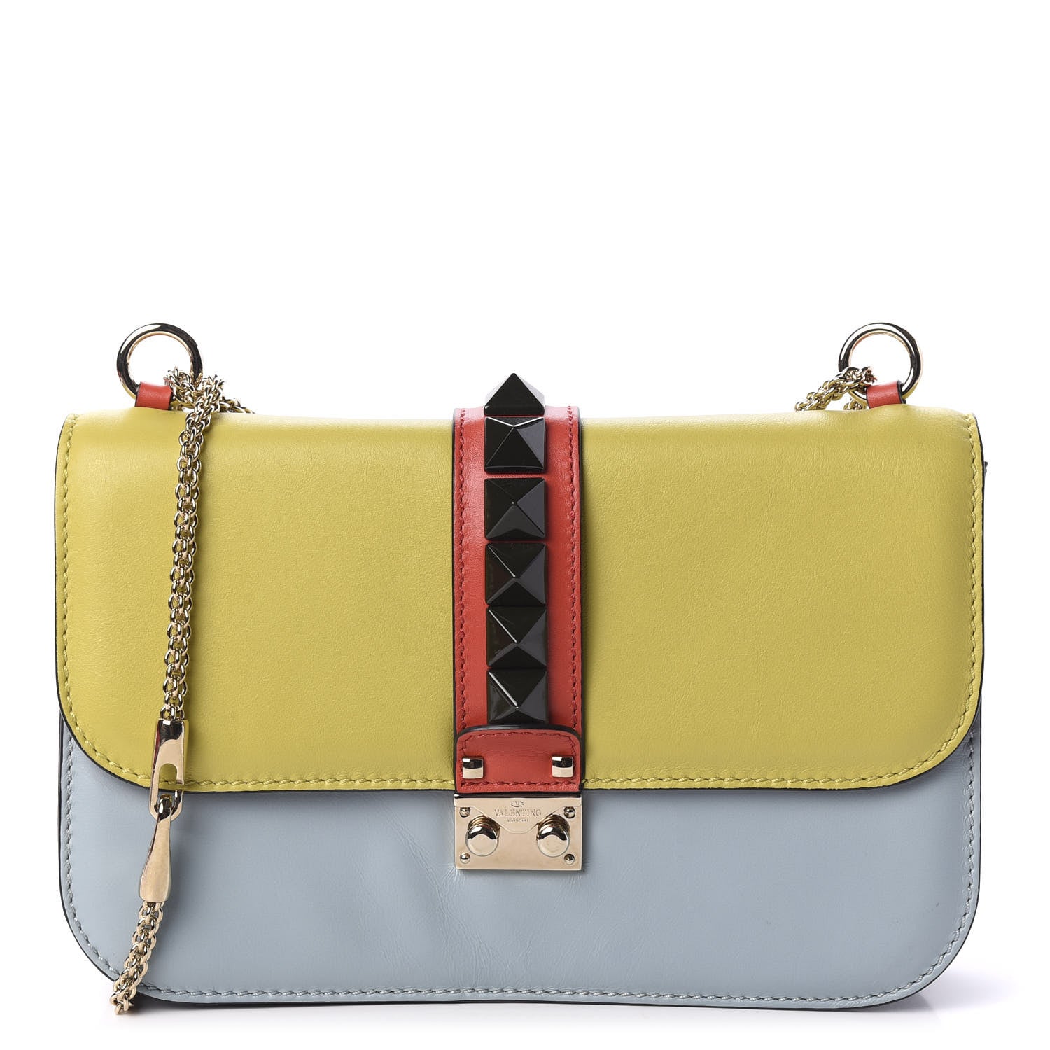 Valentino Garavani Vitello Medium Glam Lock Rockstud Flap Multicolor 1 of 8