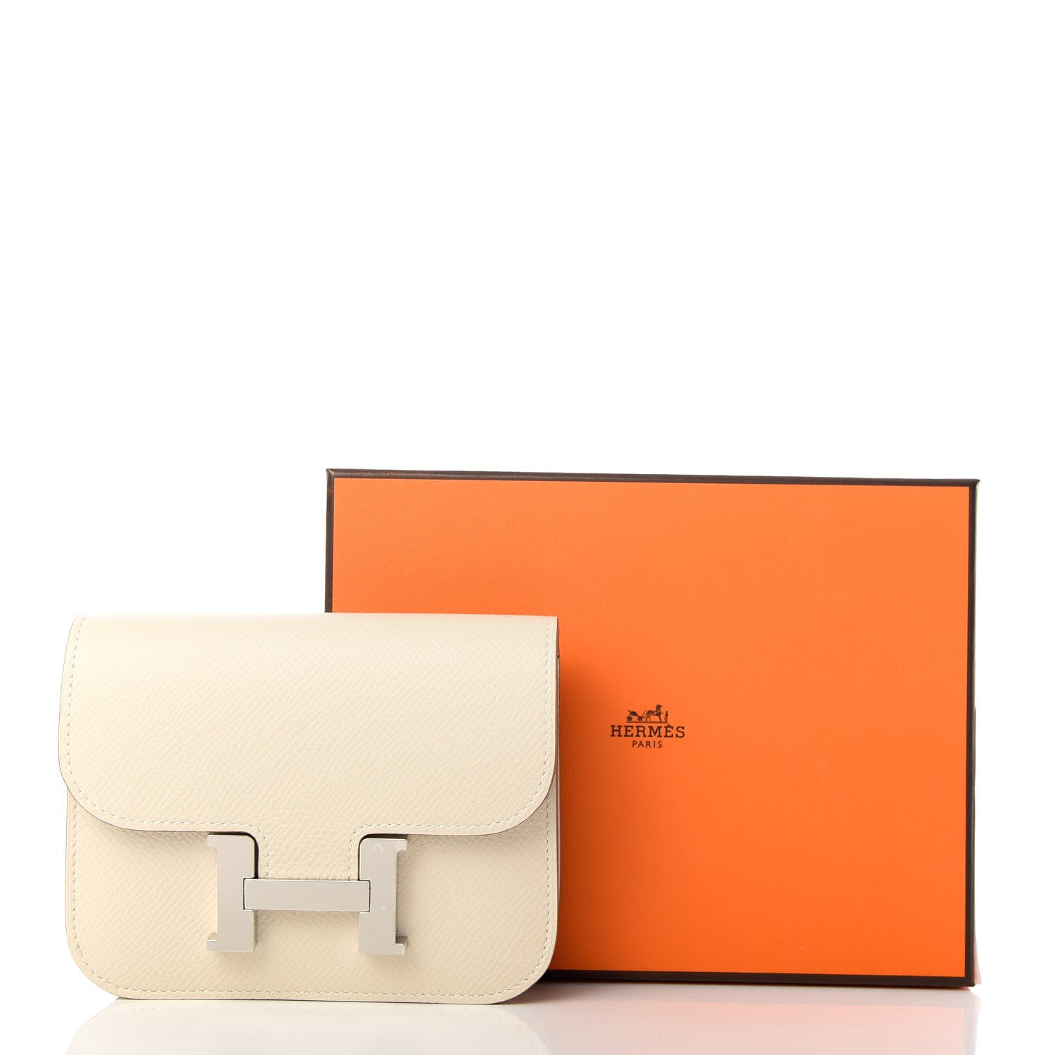 Hermes Epsom Constance Slim Wallet Craie 8 of 8