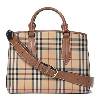 Burberry Horseferry Check Medium Ballingdon Tote Honey Tan 1 of 11