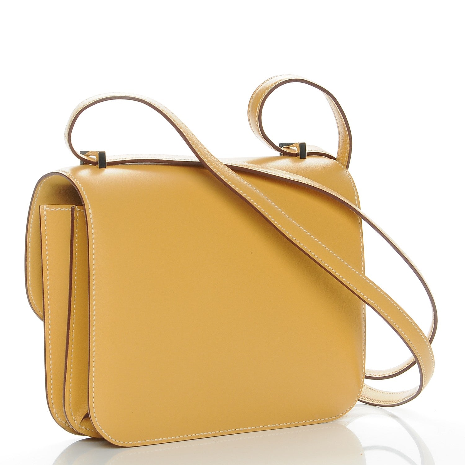 Hermes Tadelakt Lizard Constance 18 Paille Ficelle 3 of 21