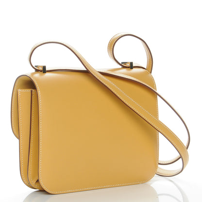 Hermes Tadelakt Lizard Constance 18 Paille Ficelle 3 of 21