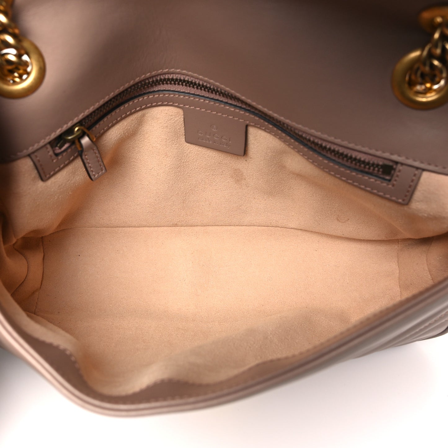 Calfskin Matelasse Small GG Marmont Shoulder Bag Porcelain Rose