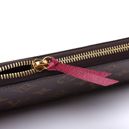 Louis Vuitton Monogram Clemence Wallet Fuchsia 10 of 11
