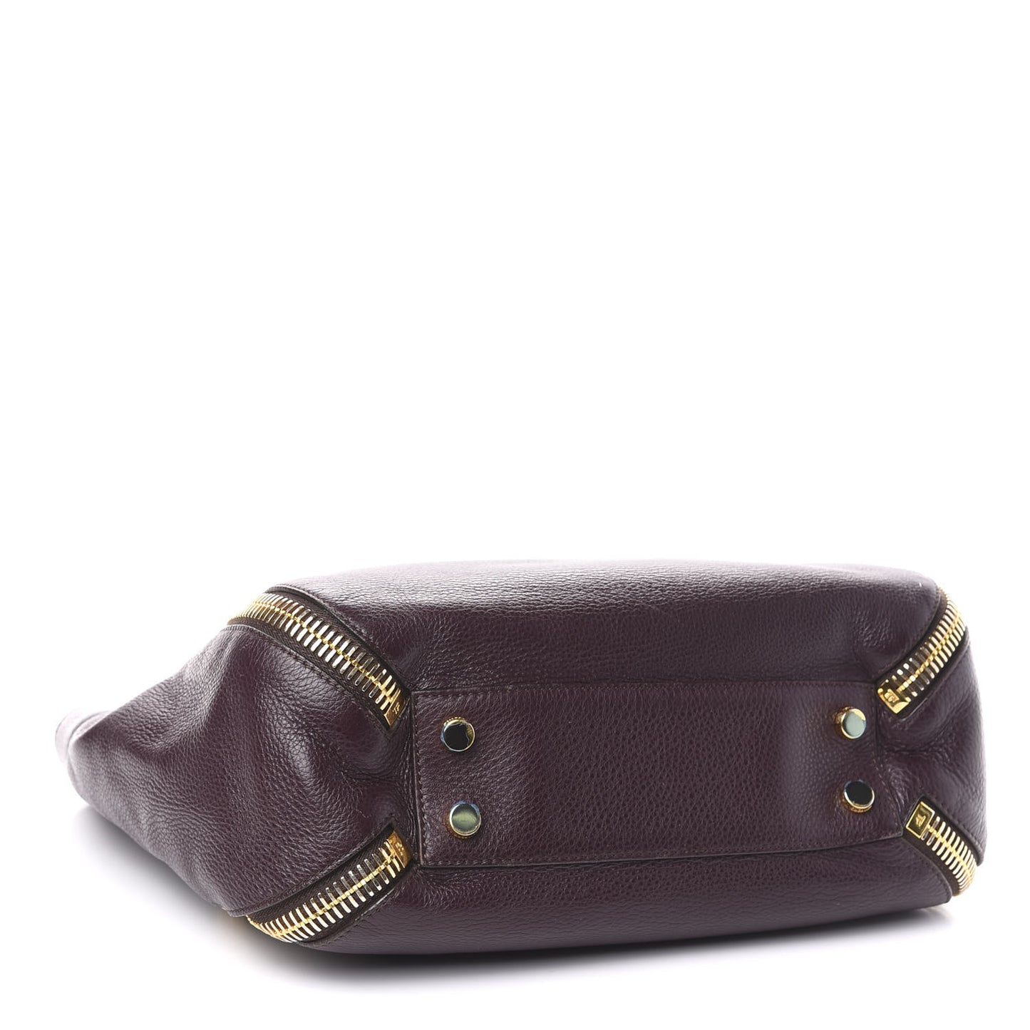 Grained Calfskin Medium Sedgwick Zipper Tote Wine