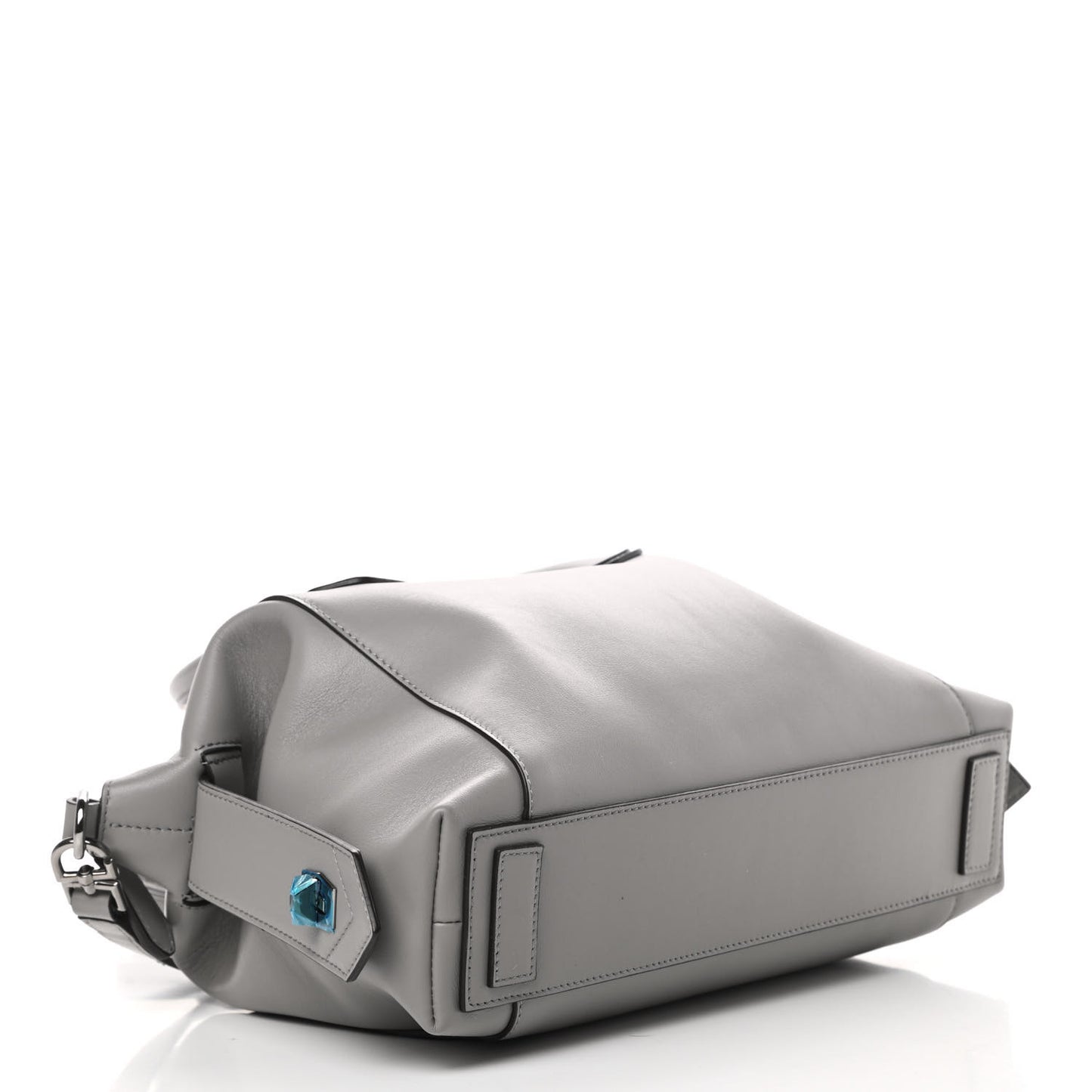 Calfskin Small Soft Antigona Pearl Grey