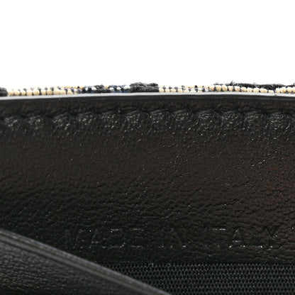 Christian Dior Oblique Bill Clip Wallet Beige Black 7 of 9