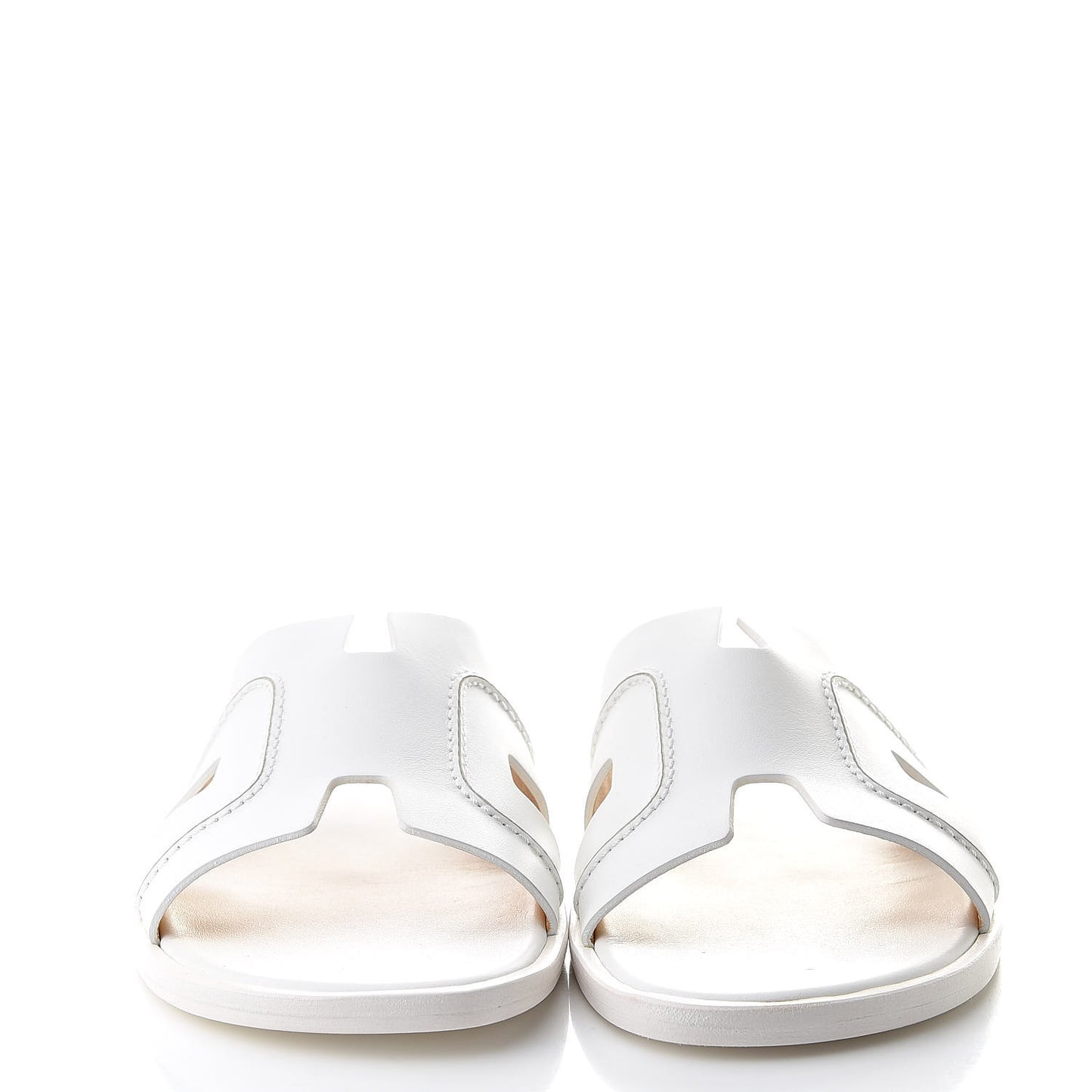 Calfskin Mens Izmir Sandals 45 White