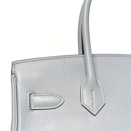 Hermes Epsom BIRKIN 30 Gris Mouette 12 of 13