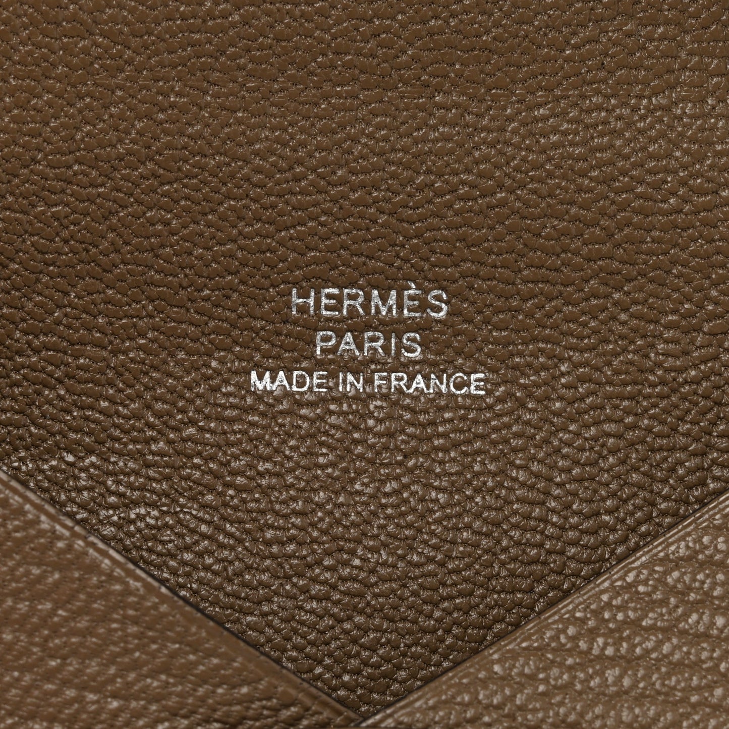 Chevre Mysore Calvi Card Case Etoupe