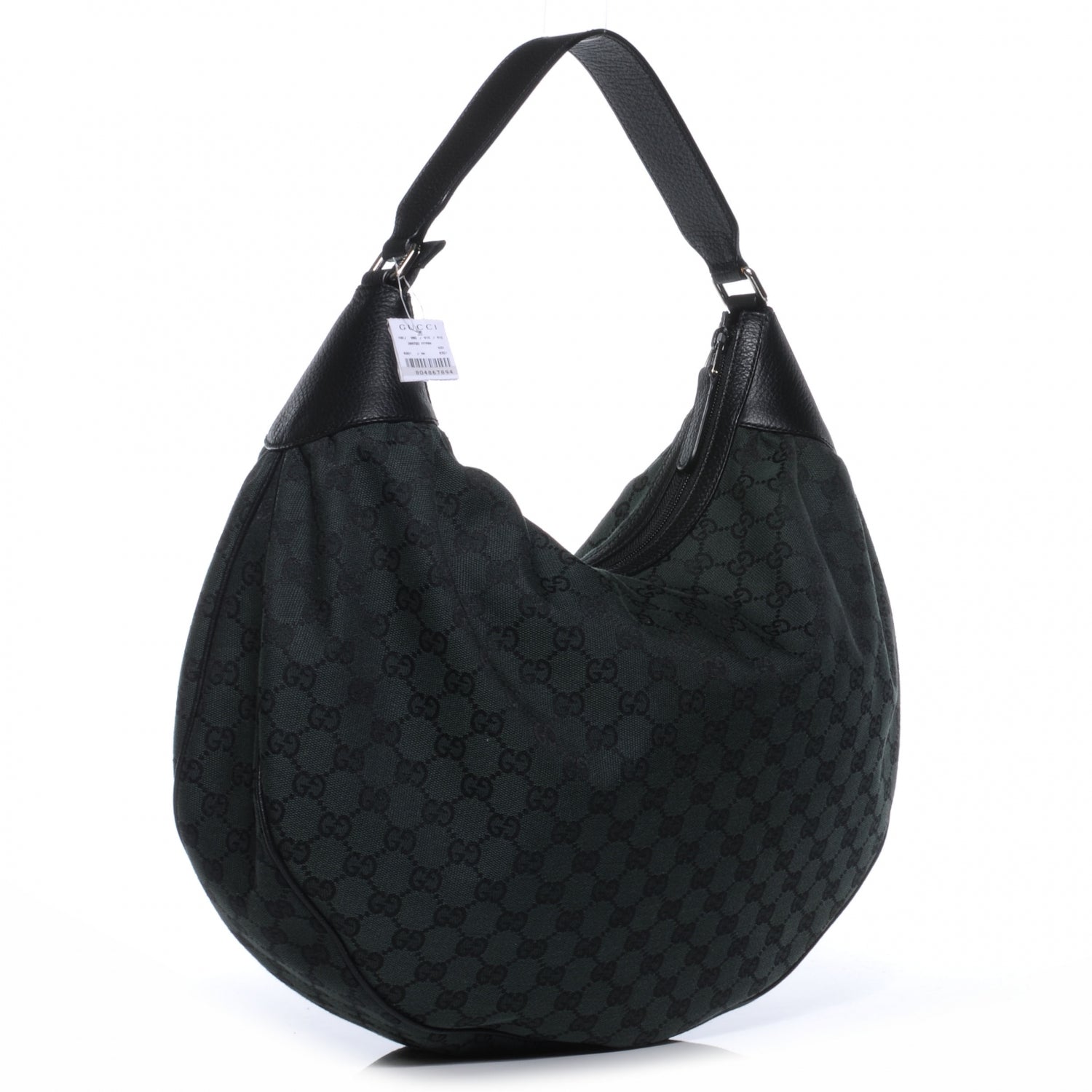 Gucci Monogram Large Hobo Green 3 of 7