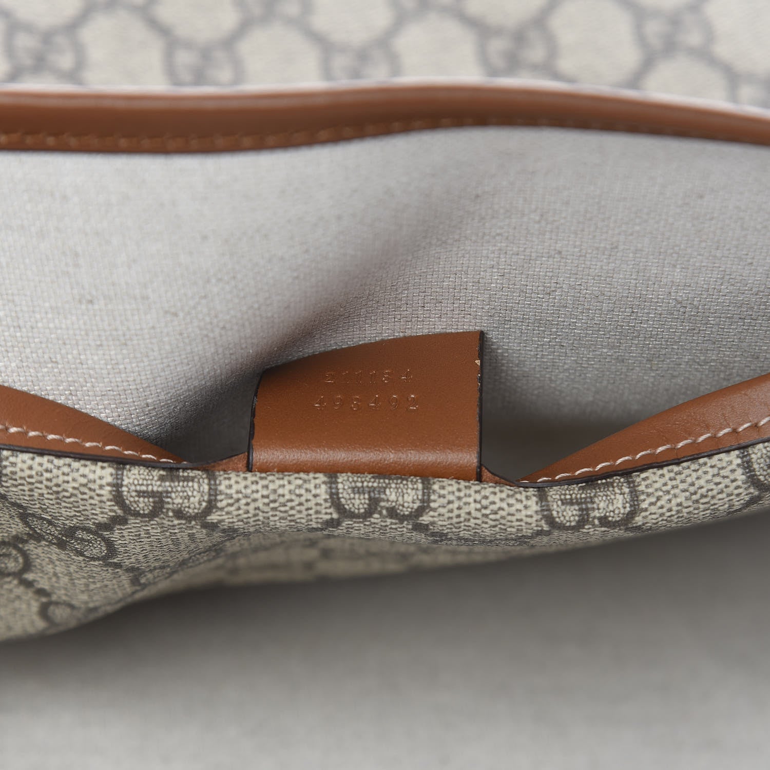 Gucci GG Plus Monogram Medium Signature Web Loop Tote Brown 7 of 10