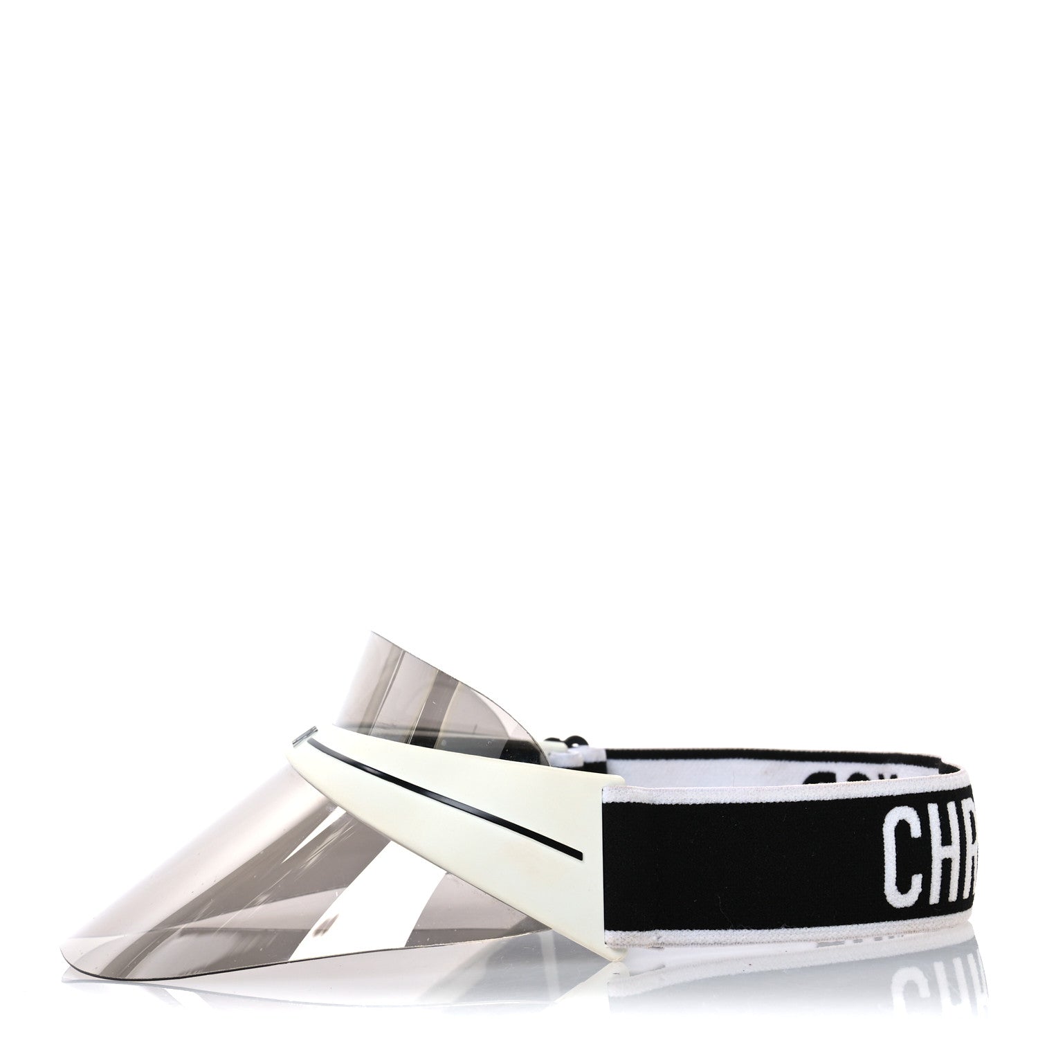 Christian Dior Mirrored DiorClub1 Sun Visor Silver 4 of 11