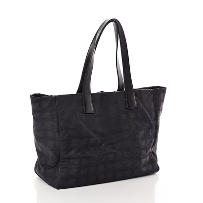 Chanel Nylon Large Travel Tote Black 2 of 9