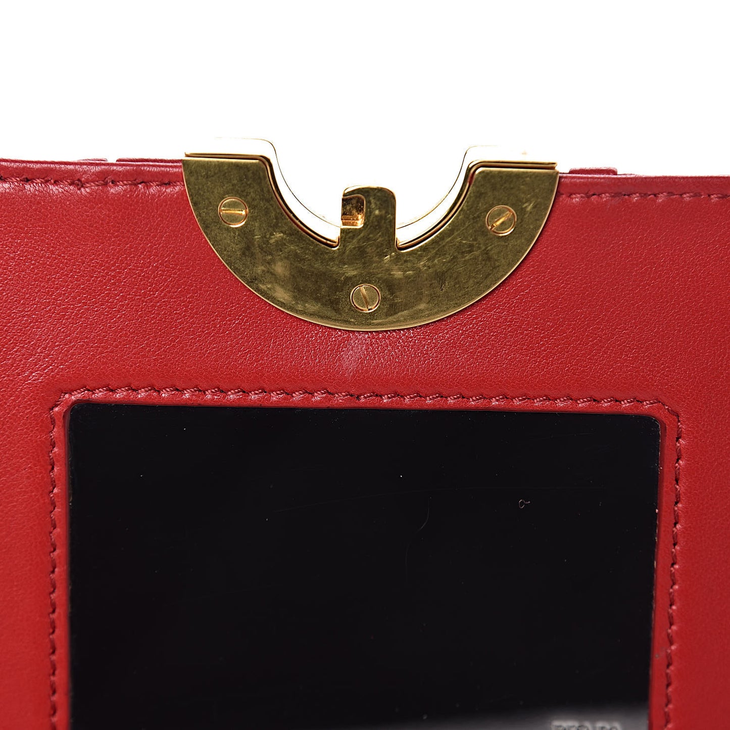 Nappa Gaufre Crossbody Fuoco