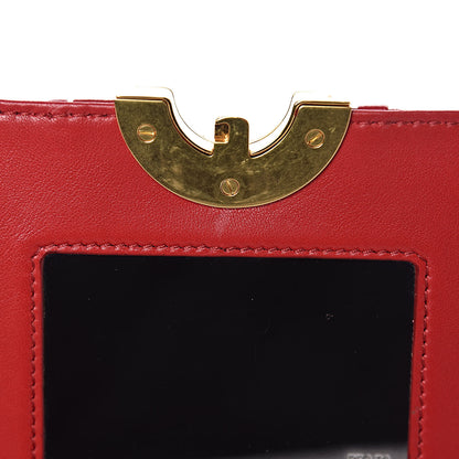 Prada Nappa Gaufre Crossbody Fuoco 10 of 13