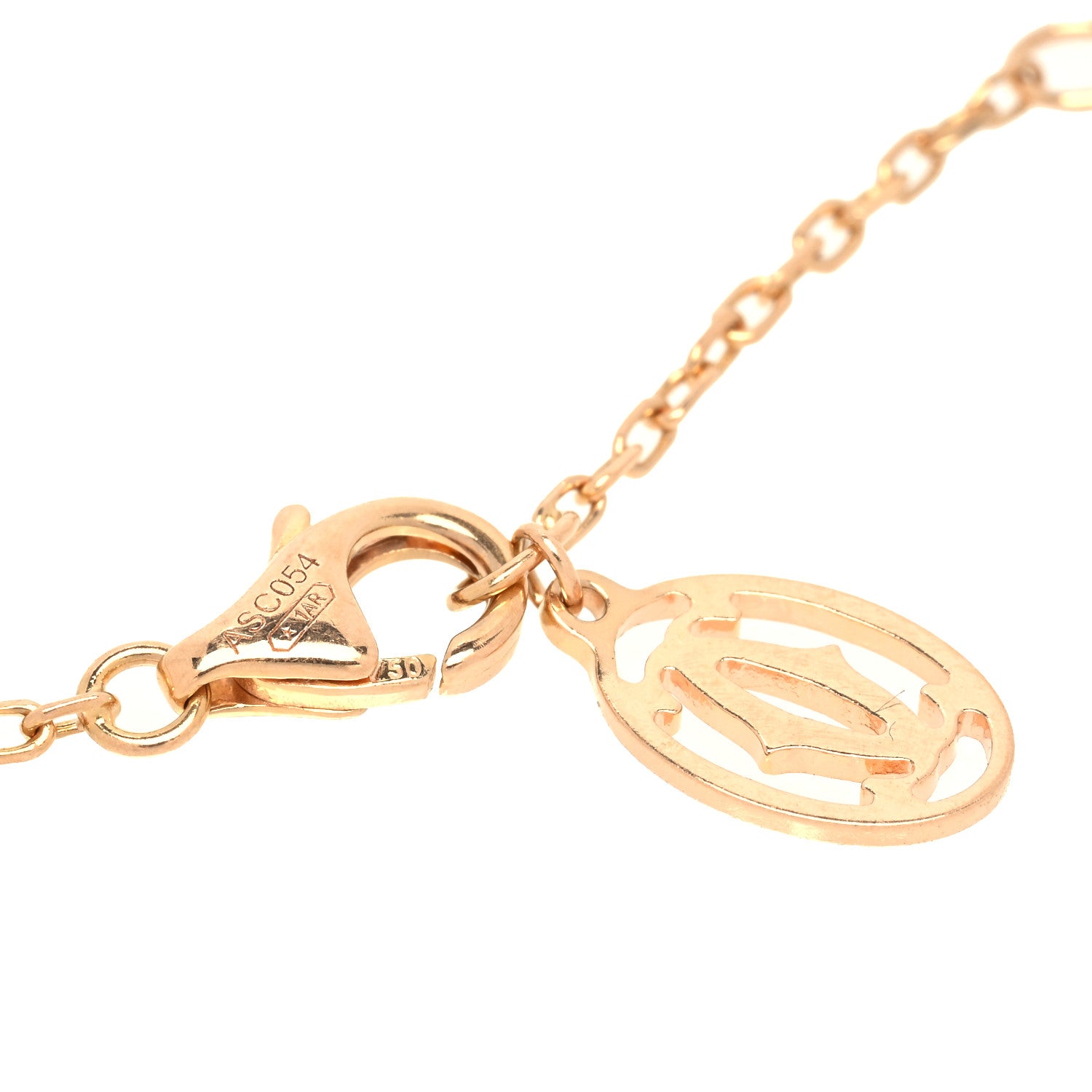 Cartier 18K Pink Gold Diamond SM D'Amour Bracelet 4 of 5