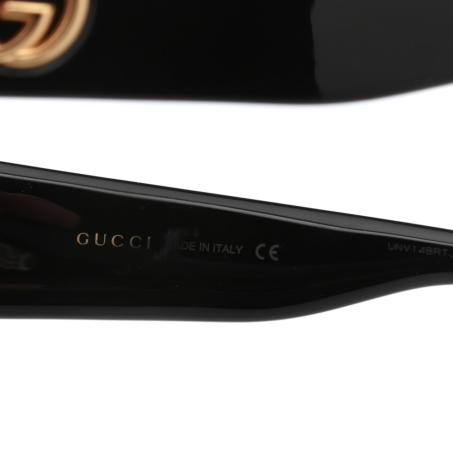 Acetate Square Frame Sunglasses GG0142SA Black