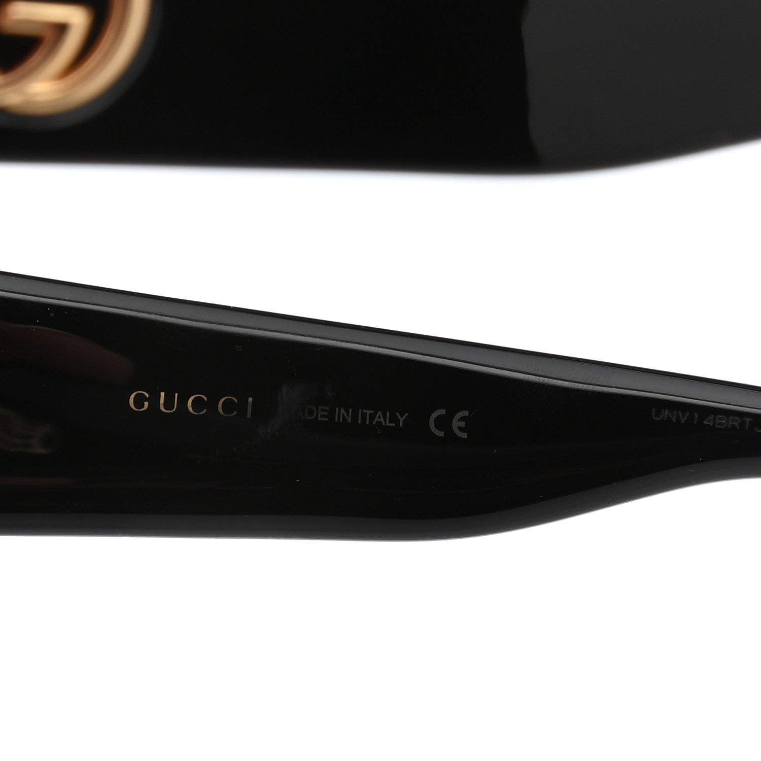 Gucci Acetate Square Frame Sunglasses GG0142SA Black 10 of 14