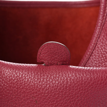 Hermes Taurillon Clemence Evelyne III PM Rubis 7 of 10