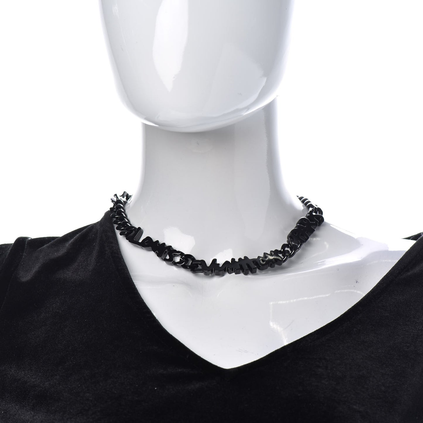 Graffiti Necklace Black