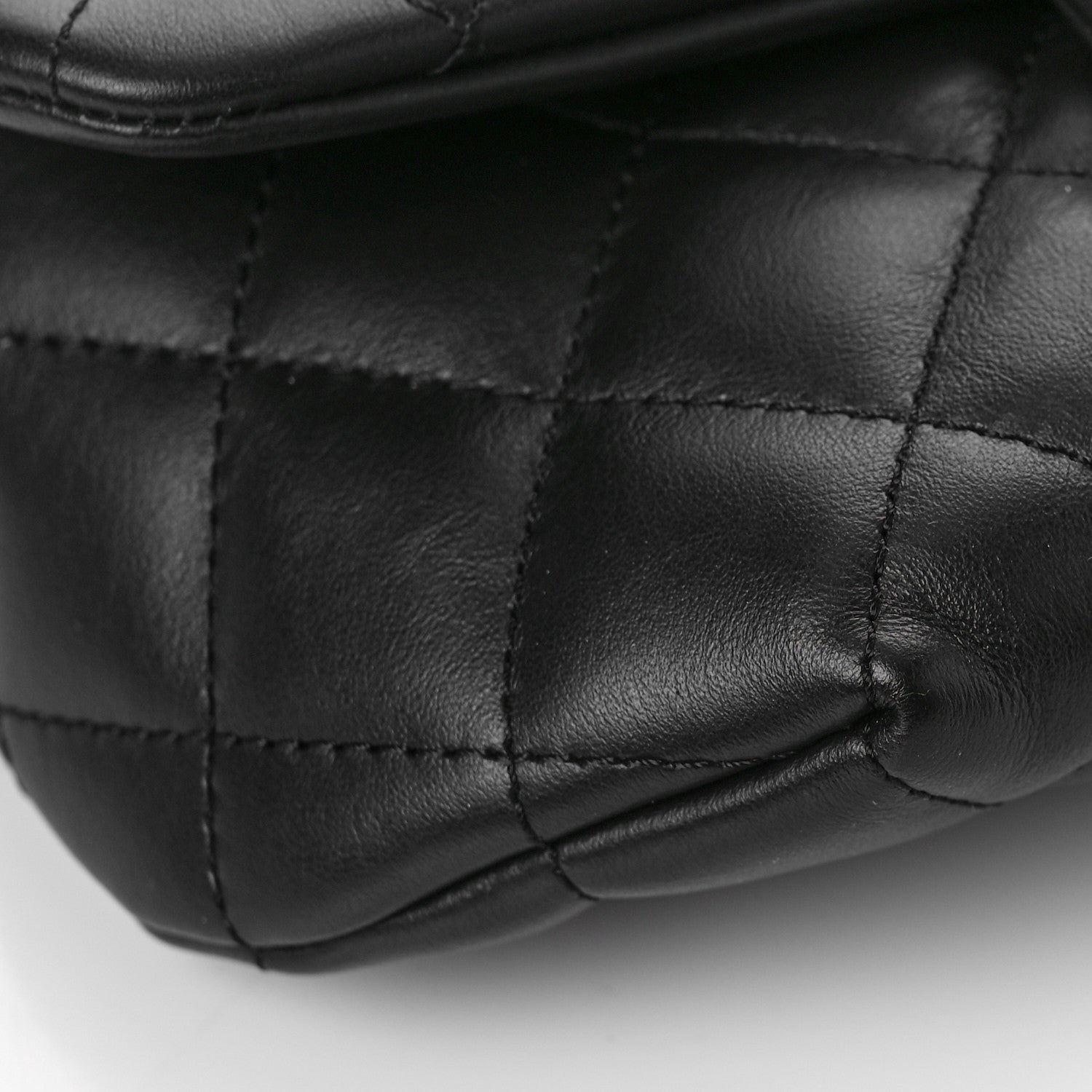 Chanel Calfskin Quilted CC Uniform Flap Belt Bag Black 8 of 10