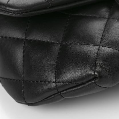 Chanel Calfskin Quilted CC Uniform Flap Belt Bag Black 8 of 10